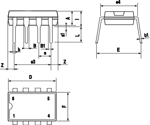 2D-Model of TDA2822 IC