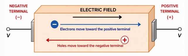 Drift Current Under an Electric Field